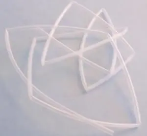 RAYCHEM TE CONNECTIVITY Tubo Termorretráctil Transparente 2,4mm, Relación 2:1, 