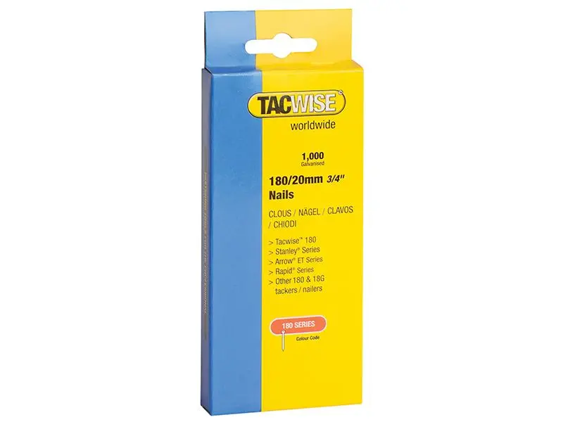 Tacwise 18 Gauge 32mm Nails, Pack of 1000