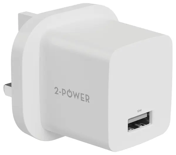 USB PD Mains Charger 12W, 1 Port USB-A