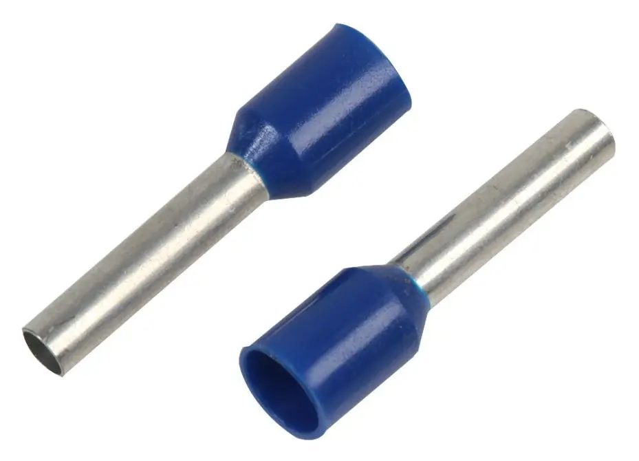 PRO POWER Terminal de Crimpar Individual Azul 2.50mm, Paquete de 100