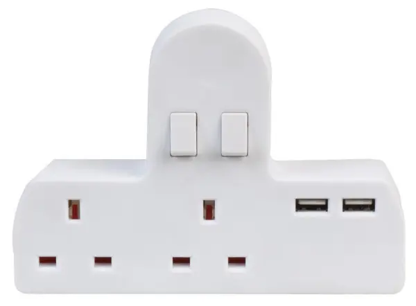 PRO ELEC 2구 멀티탭 (듀얼 USB 포트)