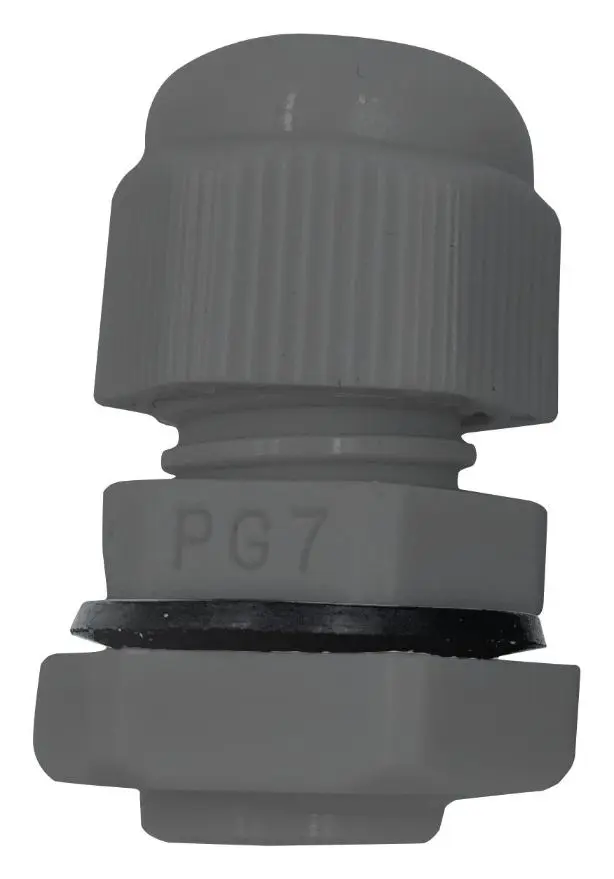 PRO ELEC PG11 Nylon Cable Gland, 5-10mm, Grey, IP68