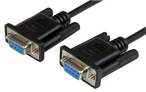 STARTECH - Kabel Modem Null RS232 9 Way D 1m - Female ke Female