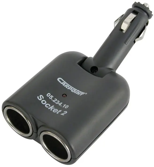 Carpoint Dual Cigarette Lighter Socket