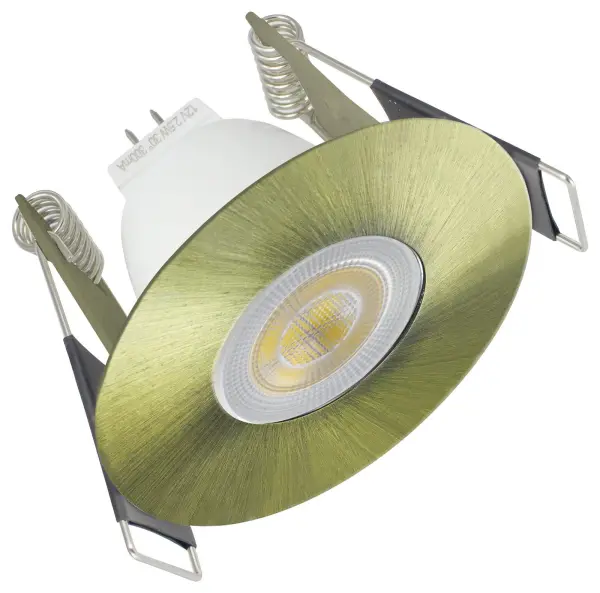 Integral LED Mini Fire Rated Downlight IP65 Antique Brass