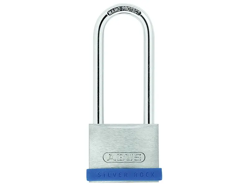 ABUS Silver Rock 5 Padlock, 40mm, 63mm Shackle, Keyed Alike