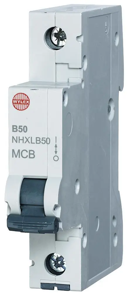 Wylex 50A Type B Single-Pole MCB