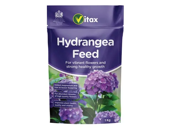 Vitax Hydrangea Plant Feed 1kg Pouch with Magnesium & Iron