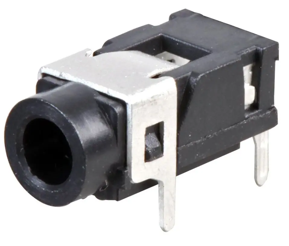 PRO SIGNAL Conector Jack Estéreo 3,5mm para Montagem em PCB, Pack de 5