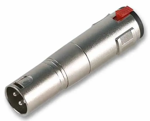 Pro Signal 6.35mm Jack Socket to XLR Plug Adapter