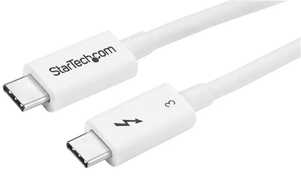 STARTECH Cavo Thunderbolt 3 USB-C 40Gbps, 0.5m Bianco