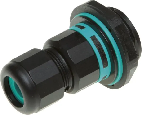 Boîtier de câble té HYLE C 2 pôles noir, IP68, 7-12mm