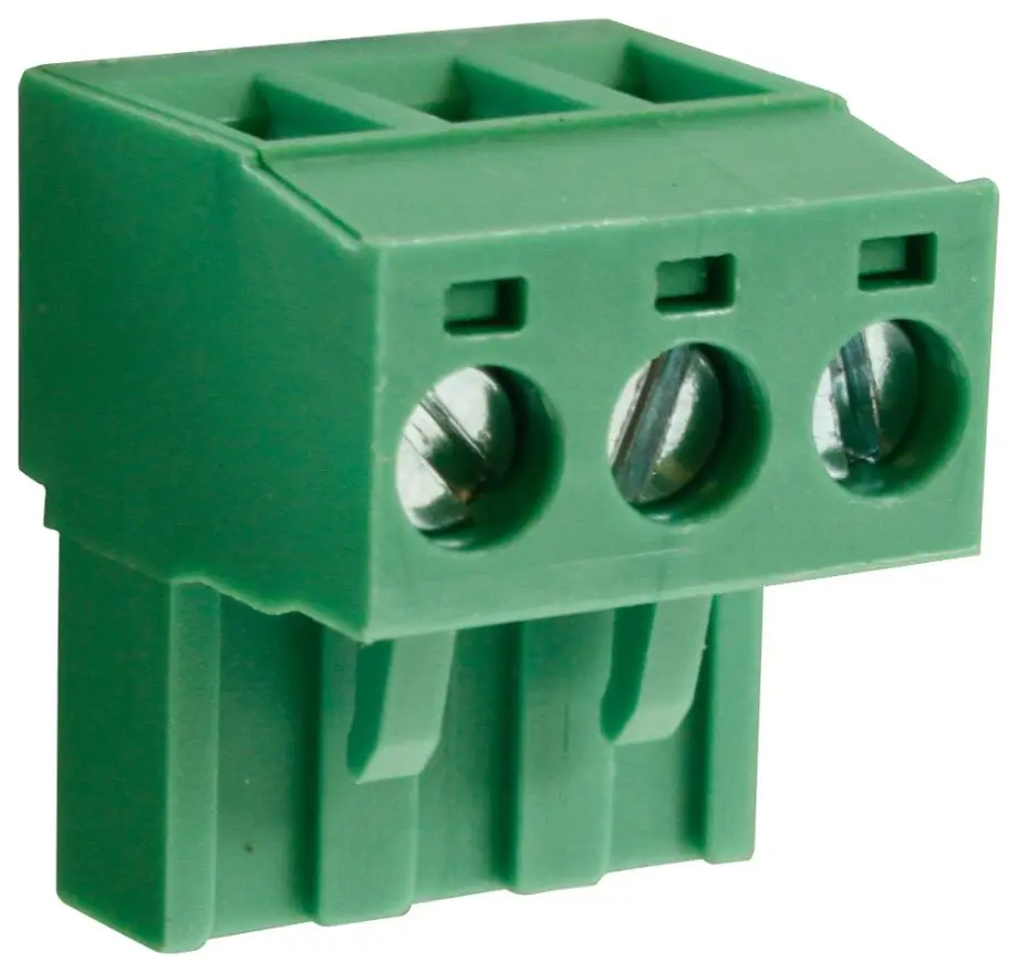 CAMDENBOSS 5.08mm Plug-in Terminal Block, 3-Pole, 15A