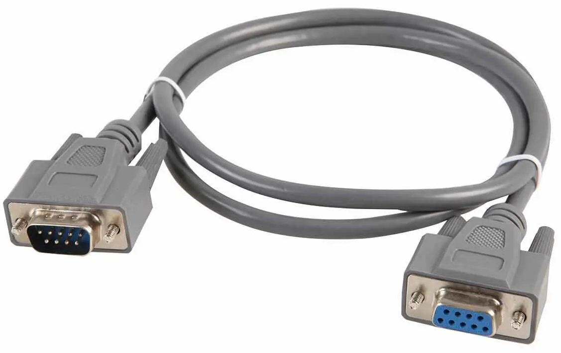 PRO SIGNAL 1m 9-Way DTE Serial Male to Female Cable