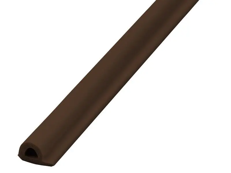 Faithfull EPDM Draught Excluder, Brown, 9 x 5.5mm, 6m