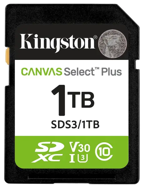 Kingston Canvas Select Plus 1TB SDXC Memory Card