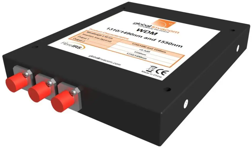 Global Communications WDM FibreIRS 1310:1550 pour fibre optique