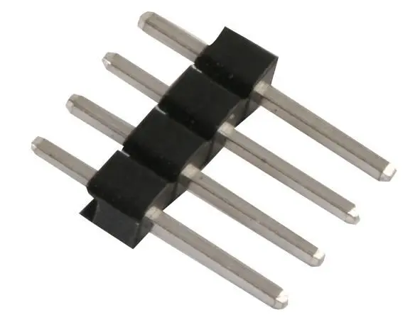 HARWIN Conector de Pines 0.1in, 4 Vías, Estañado, Pack de 10