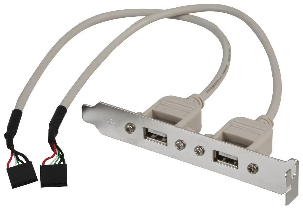 PRO POWER USB 2.0 A Female to 5 Pin Header Adaptor, 130mm