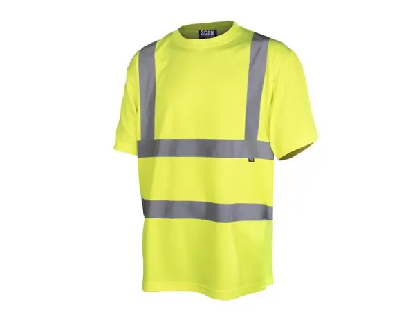 Scan Hi-Vis Yellow T-Shirt - M (41in)