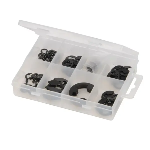 Fixman 'E' Clips Set, 135-delige assortiment in verschillende maten