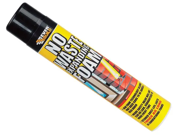 Everbuild Sika No Waste Expanding Foam, 750ml
