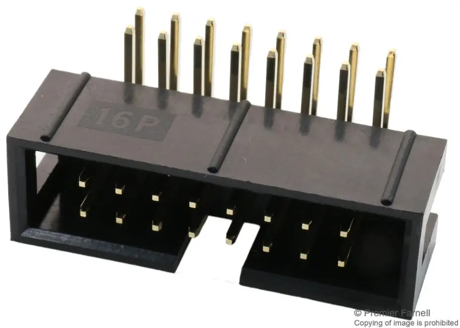 MULTICOMP PRO Connettore a Punte a Lato 2,54mm, 2 File, 16 Vie