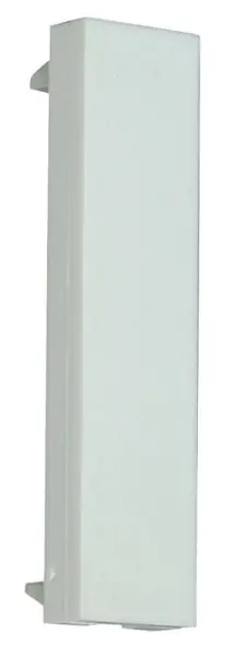TUK Euro 1/2 Blanking Plate, White, 50x12.5mm