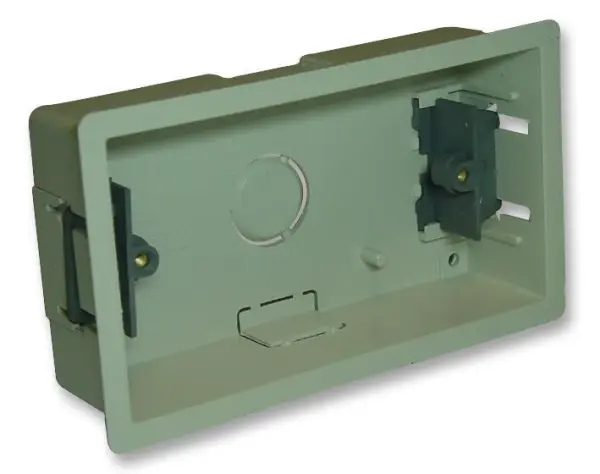 RARAION Caixa para Pladur de 2 Módulos, 35mm de Profundidade, Plástico