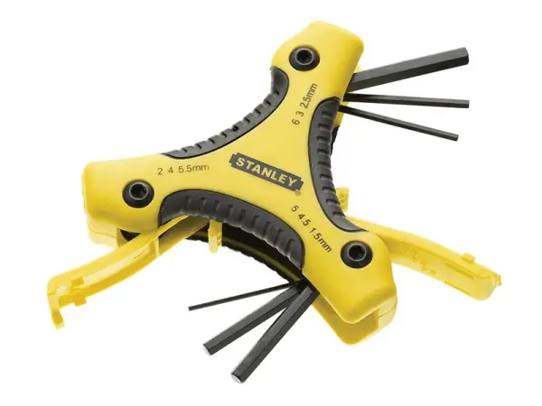 STANLEY Metric Hex Key Set, 9-Piece Triangle Design