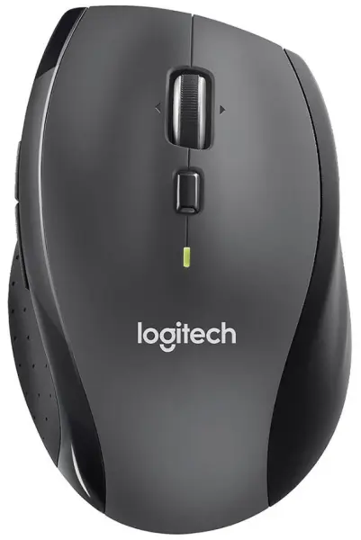 Logitech M705 Marathon Wireless Mouse, Black, 3-Year Battery