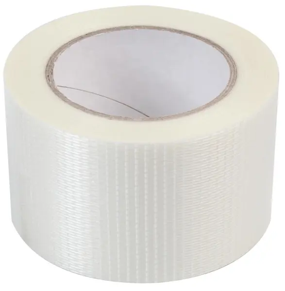 UNBRANDED Reinforced Crossweave Tape, Clear, 50m - 72mm