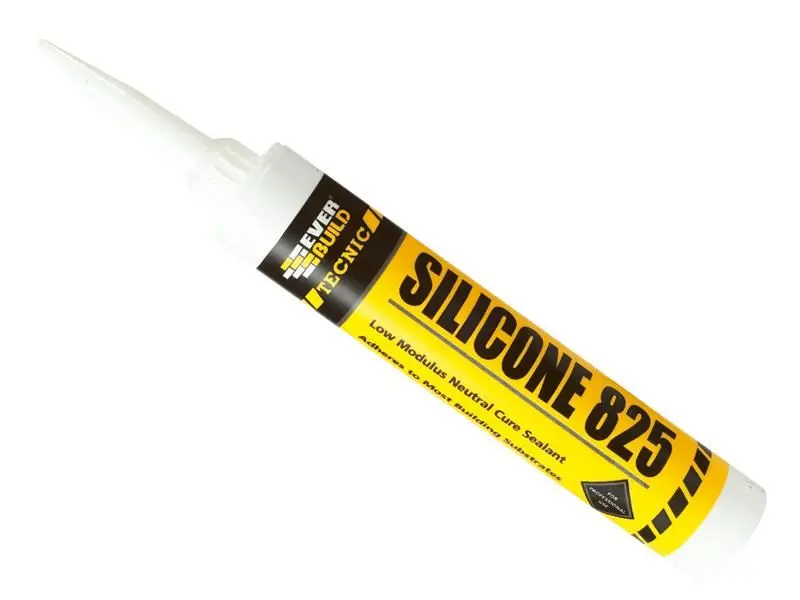 Silicone Everbuild Sika Tecnic 825 Anthracite, 380ml, Scellement haute qualité