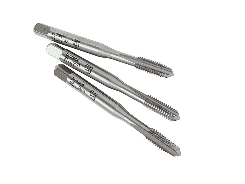 Set di Maschi Dormer HSS per Filettatura Grossa, 3mm x 0.5, Set di 3