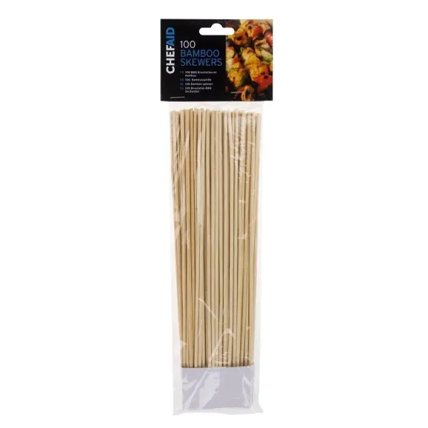 Chef Aid Bamboo Skewers, Pack of 100