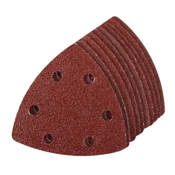 Silverline - Kertas Pasir Lekat Cangkuk & Gelung Segi Tiga 90mm 10 Keping - G60