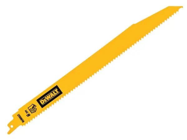 DEWALT Bi-Metal Wood Demolition Blade, 304mm x 6 TPI (Pack of 5)