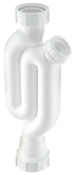 McAlpine White Polypropylene Pedestal Trap, 32mm