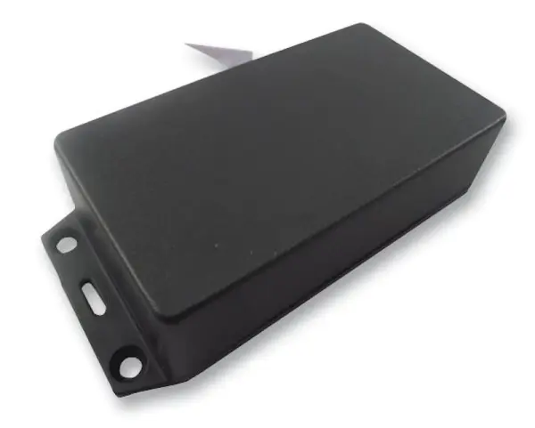 HAMMOND Caja IP54 Negra ABS con Tapa Flangeada, 121x66x37mm
