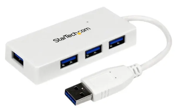 STARTECH 4-Poorts Mini USB 3.0 Hub met Geïntegreerde Kabel