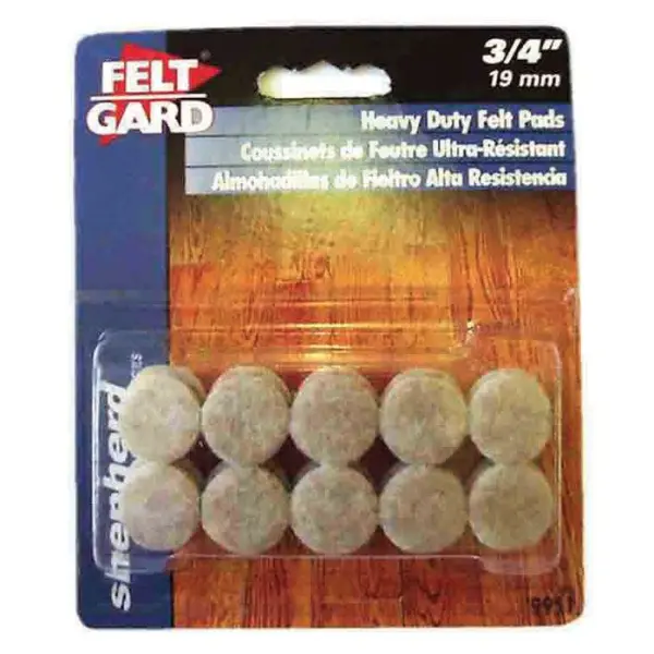 Feltgard Round Felt Pads 19mm, 20 Pack