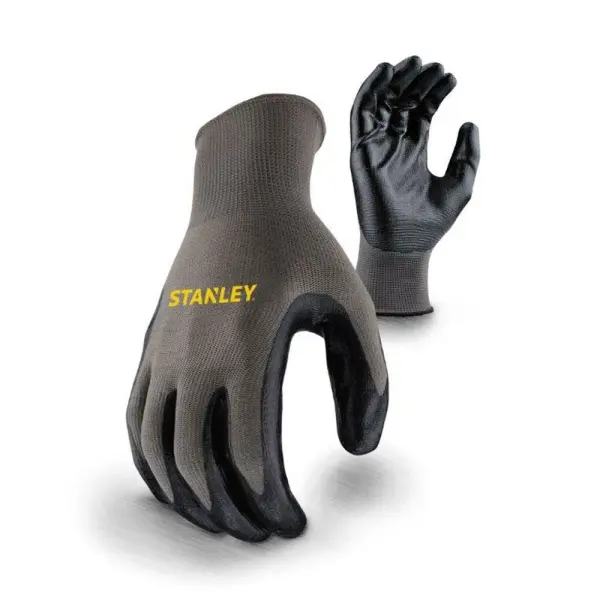 Stanley SY580L EU Nitrile Dipped Gripper Gloves, Large