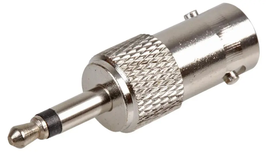 PRO SIGNAL BNC Socket to 3.5mm Mono Jack Plug Adaptor