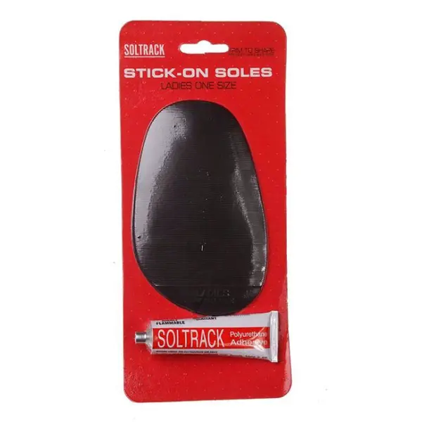 Soltrack Stick-On Soles Ladies Black