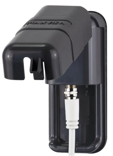 MAXVIEW Tomada à Prova de Intempéries, Conector Tipo F, Antracite