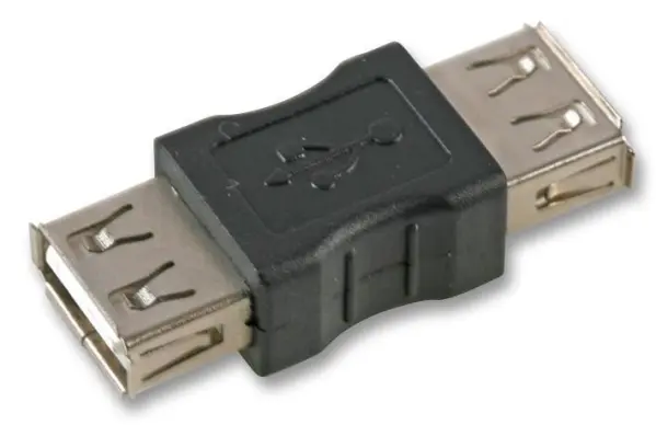 PRO SIGNAL - USB 2.0 Adapter Typ-A Buchse auf Buchse, Schwarz