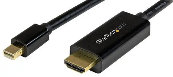 STARTECH Mini DisplayPort 1.2 to HDMI Adapter Cable, 3m, 4K 30Hz