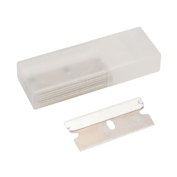 Silverline Single-Edge Razor Blades, 10 Pack - 38 x 19 x 0.25mm