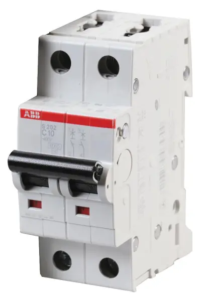 ABB Interruttore Magnetotermico Bipolare Tipo C 10A, 277V