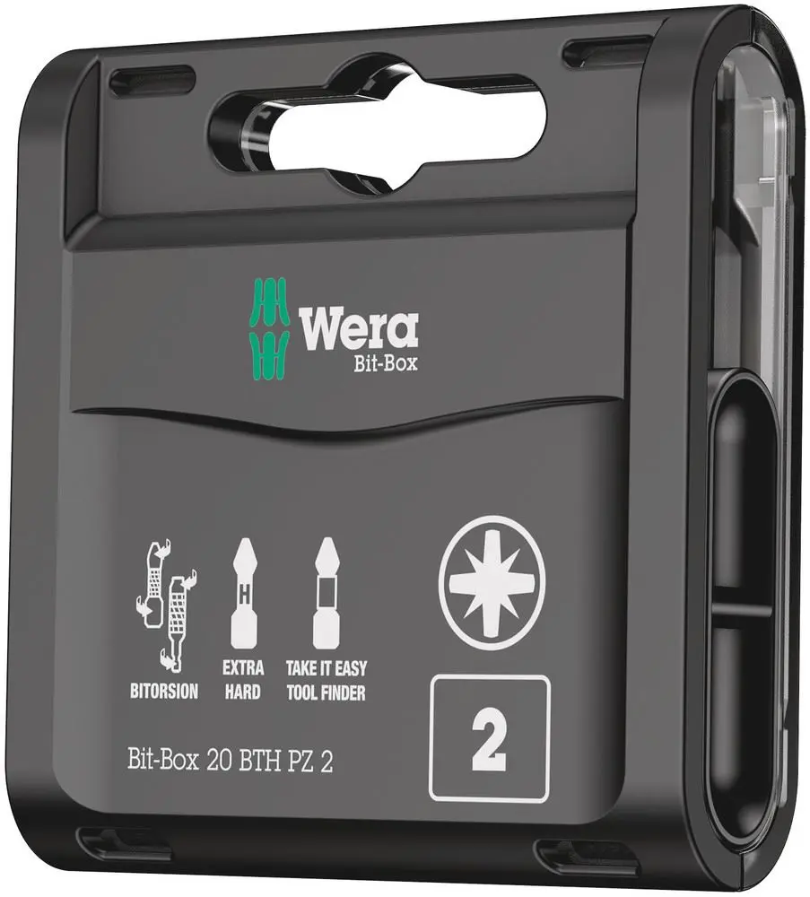 Wera Bit-Box 20 BTH PZ, PZ 2 x 25mm, 20 stuks